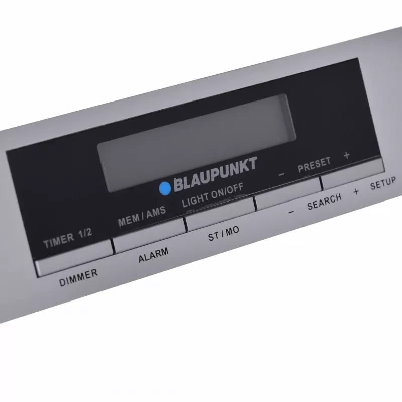 Virtuvės radijas BLAUPUNKT KR14BT su Bluetooth, FM, LED ekranu, 2x0,8W, maitinamas iš tinklo / baterijomis, pilkas