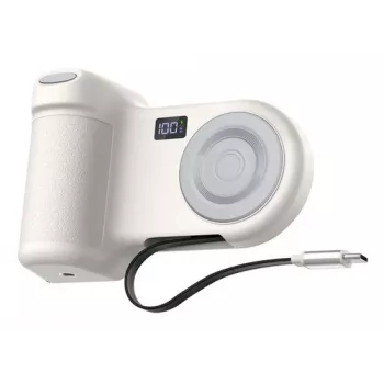 Aktyvus telefono laikiklis Belkin Stage PowerGrip — mobiliesiems telefonams, 9300 mAh, Smėlio