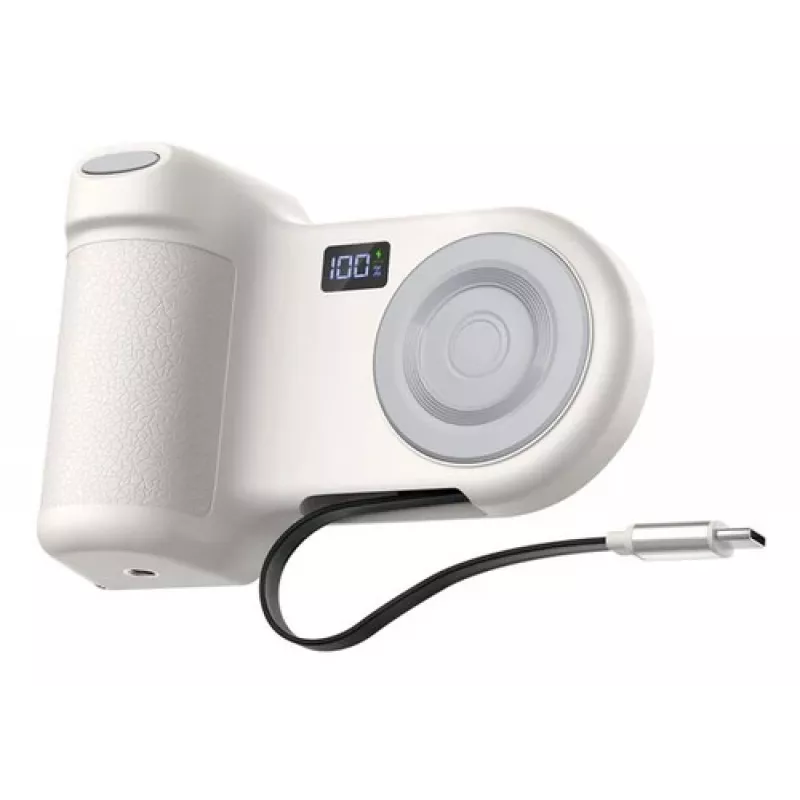Aktyvus telefono laikiklis Belkin Stage PowerGrip — mobiliesiems telefonams, 9300 mAh, Smėlio
