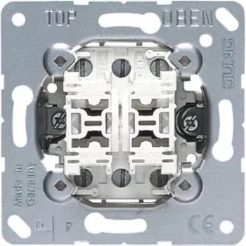 Jungiklio pavaros modulis JUNG 509 U — mechaninis sieninis jungiklio įdėklas
