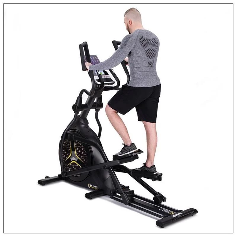 HMS Fitness H1802 elektromagnetinis elipsinis treniruoklis, juodas
