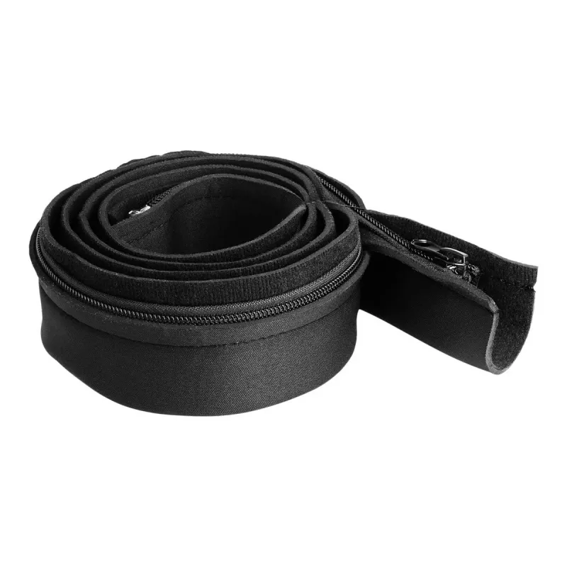 DeLOCK kabelių įvora neopreninė lanksti su užtrauktuku 1,5 m x 100 mm juoda
