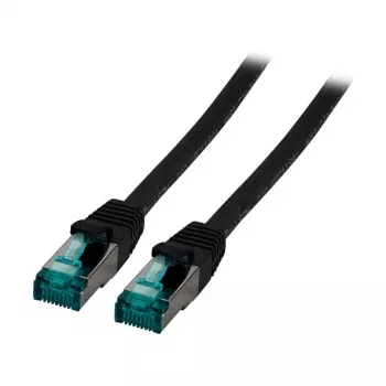 EFB-Elektronik RJ45 komutacinis kabelis Cat.6A S/FTP LSZH juodas 0,15 m Gamintojas: EFB Elektronik (MK6001.0,15B)