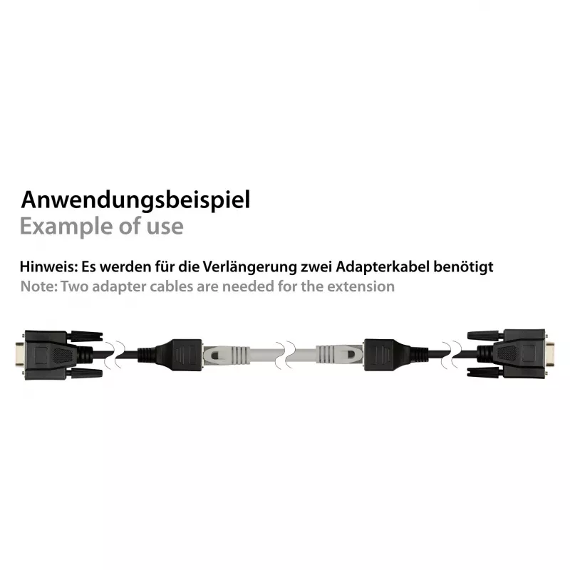Good Connections adapterio kabelis RJ45 į RS232 Serial