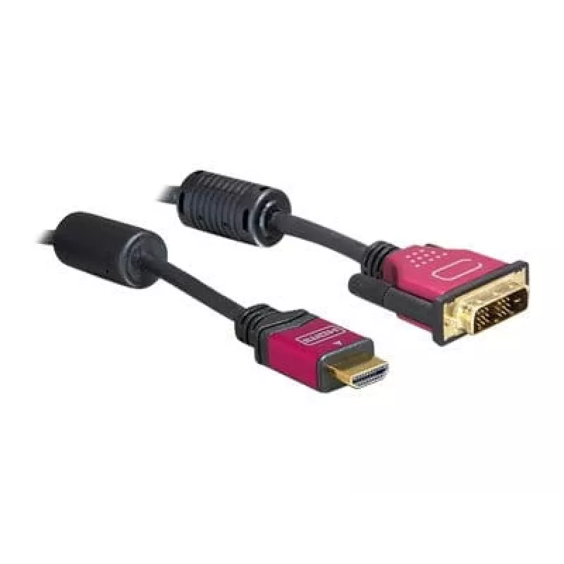 HDMI - DVI laidas DeLOCK 84343 3,0 m kištukas / kištukas