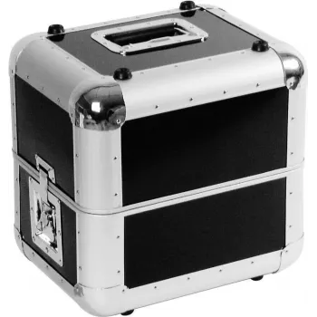 Skrydžio dėklas Roadinger Platten-Case ALU 50/50 apvalus juodas — aliuminis 50×50 formatas, apvalūs kampai