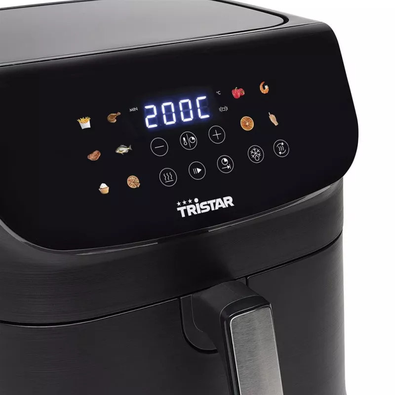 Karšto oro gruzdintuvė Tristar FR-9073 — Viena 9 L, 1800 W, liečiamas LED, juoda, min 30 °C