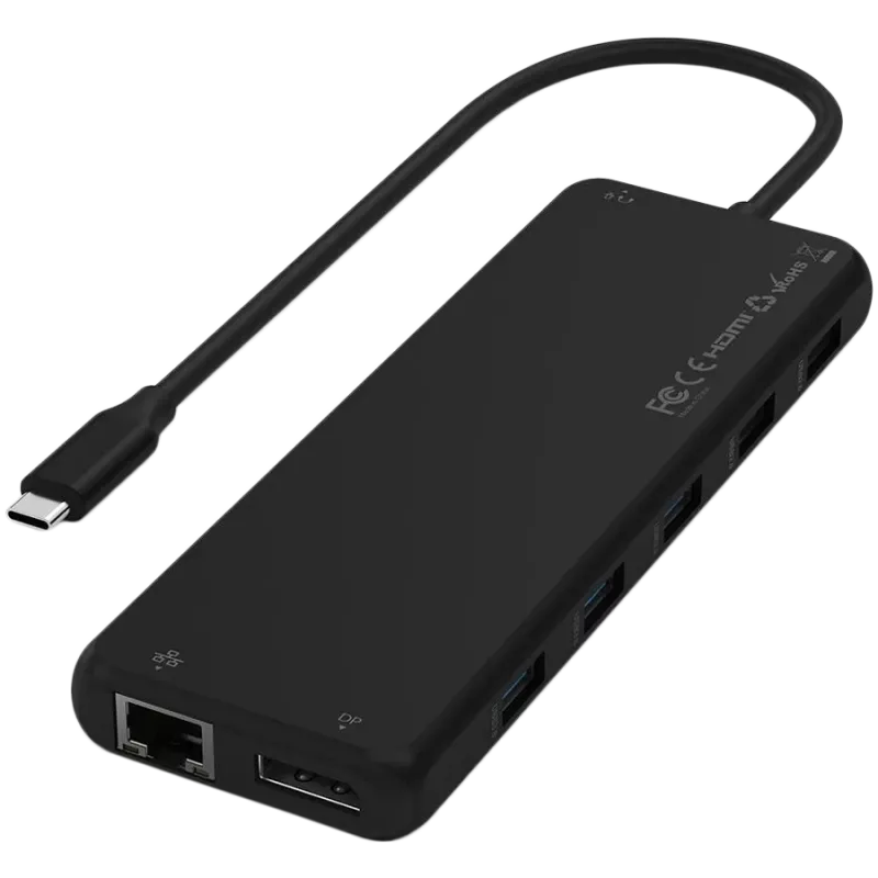 Daugiaportis USB-C adapteris Satechi ST-P3D13K 13-in-1 su trijų ekranų palaikymu
