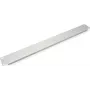 VALUE uždengimo skydelis - šviesiai pilkas RAL 7035 - 1U - 48,3 cm (19 coliai)