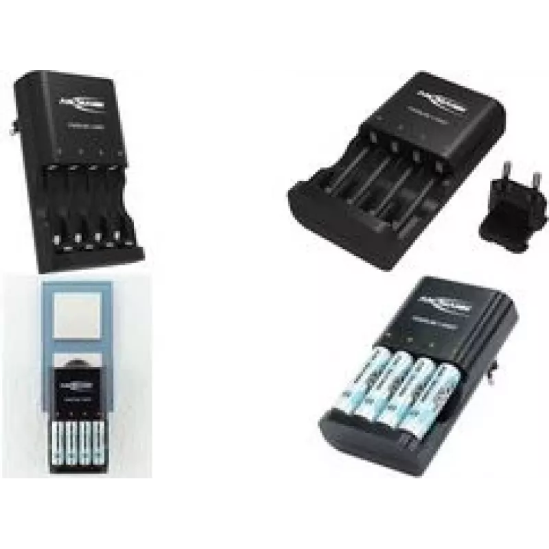 Ansmann Battery-Charger Powerline NiMH/NiCD Mignon AA/Micro AAA - nikelio-kadmio (NiCd) - nikelio-metalo hidrido (NiMH)