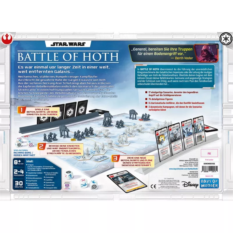 Star Wars: Battle of Hoth, stalo žaidimas