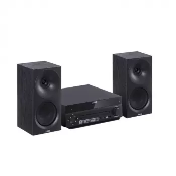 Garso sistema AKAI AM-301 BK muzikos centras — kompaktiškas namų garso įrenginys