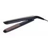 Plaukų tiesintuvas Remington S8598 Warm Juoda Pilka — keraminės plokštės 11 cm, 5 šilumos lygiai, 160–230°C, 3 m laidas, dėklas