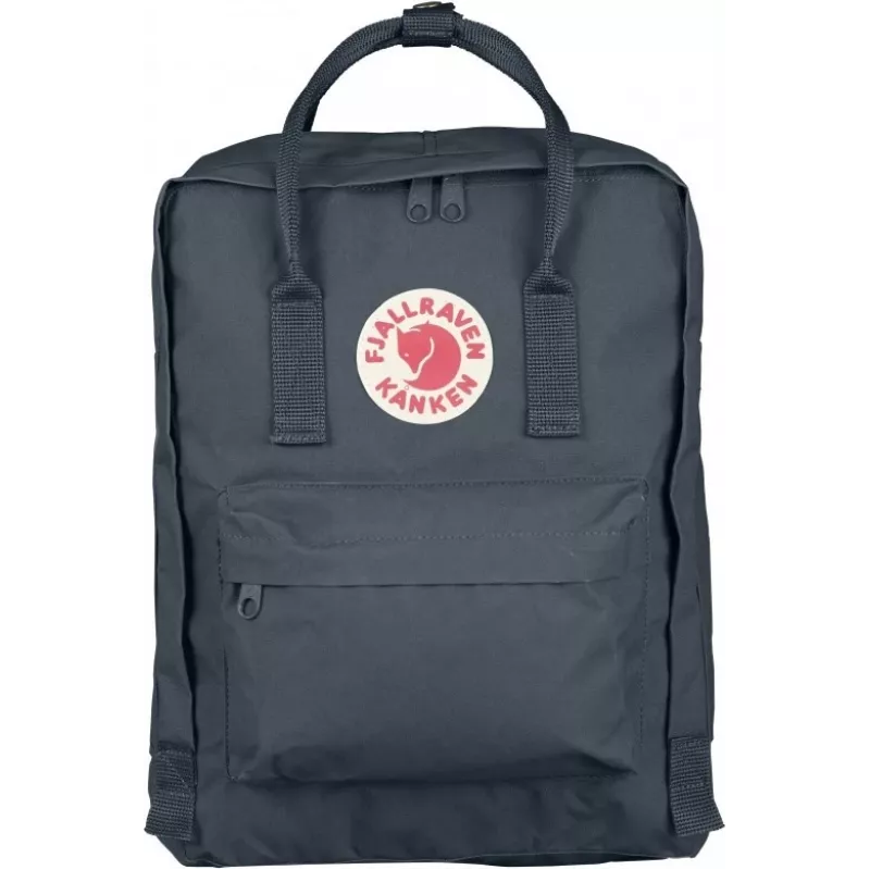 Fjällräven Kånken kuprinė Graphite Vinylon užtraukiamas užsegimas