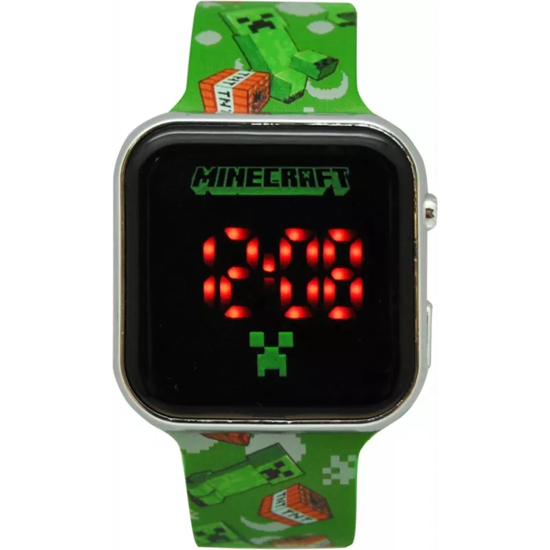 Vaikiškas skaitmeninis rankinis laikrodis Euroswan Minecraft LED modelis 065786