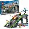 LEGO CITY 60460 No Limits: lenktyninio automobilio rampos sunkvežimis