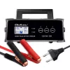 Baterijų įkroviklis QOLTEC 52514 — 12V/24V, 25A, AGM/GEL/SLA baterijoms su LCD ekranu