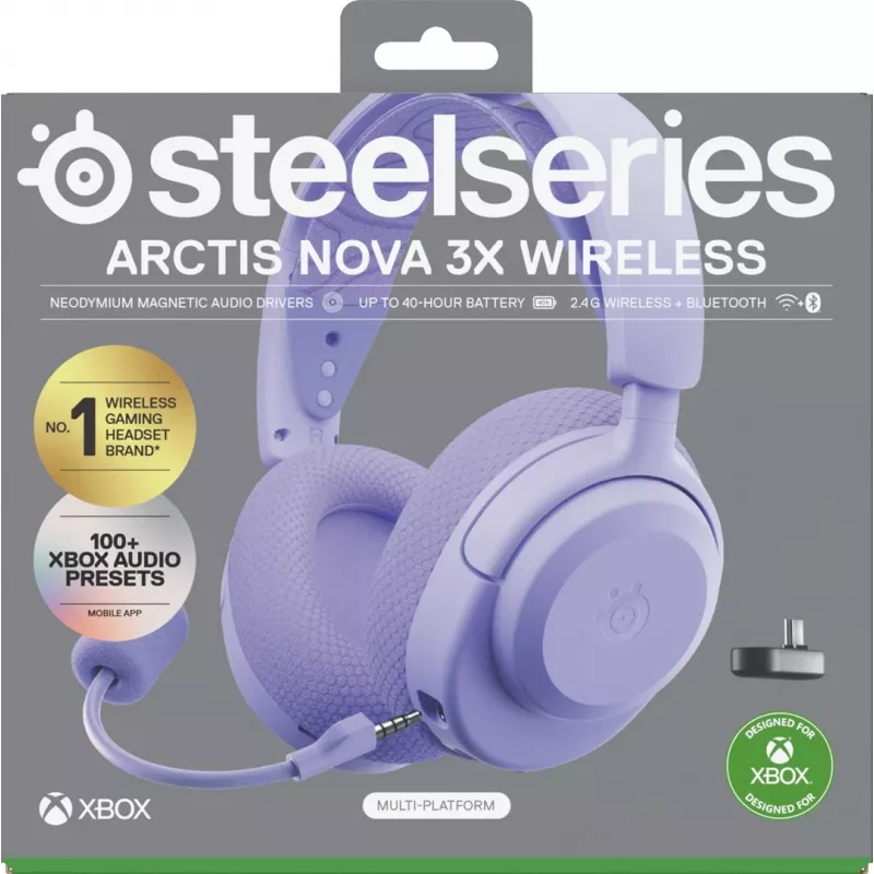 Steelseries Arctis Nova 3X Wireless ausinės su mikrofonu