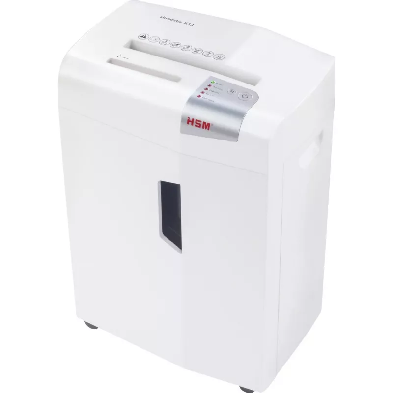 HSM shredstar X13 dokumentų smulkintuvas, 4 x 37 mm + atskiras CD pjovimo mechanizmas