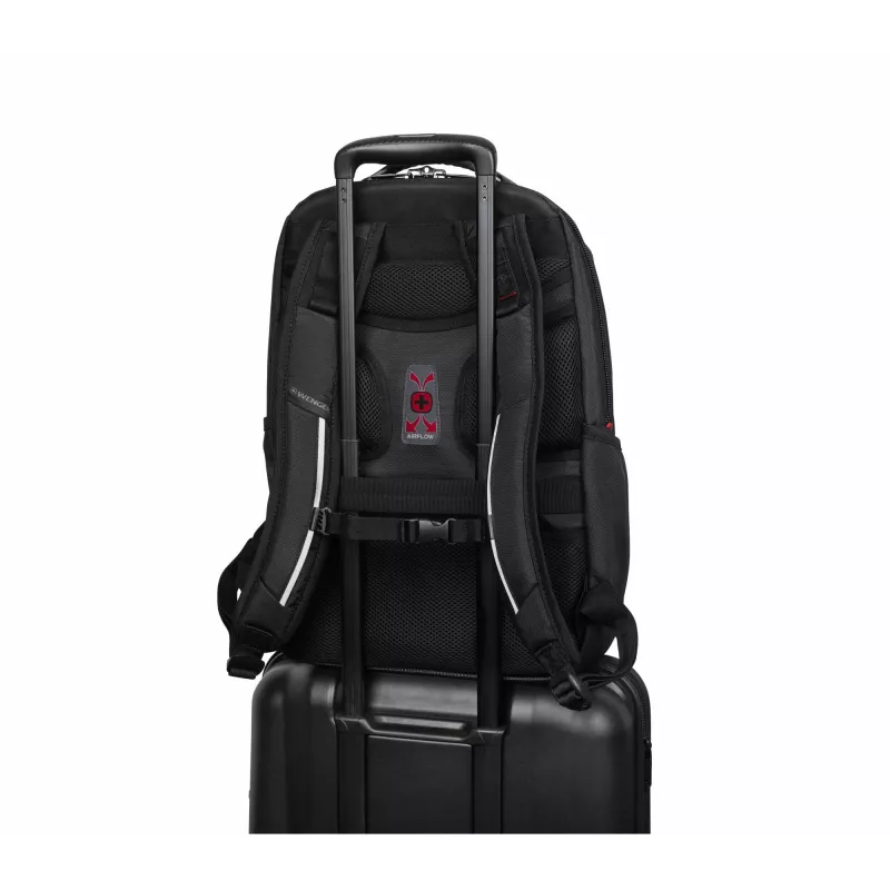 Laisvalaikio kuprinė Wenger SwissGear Cosmic Juoda Polyester PVC rPET