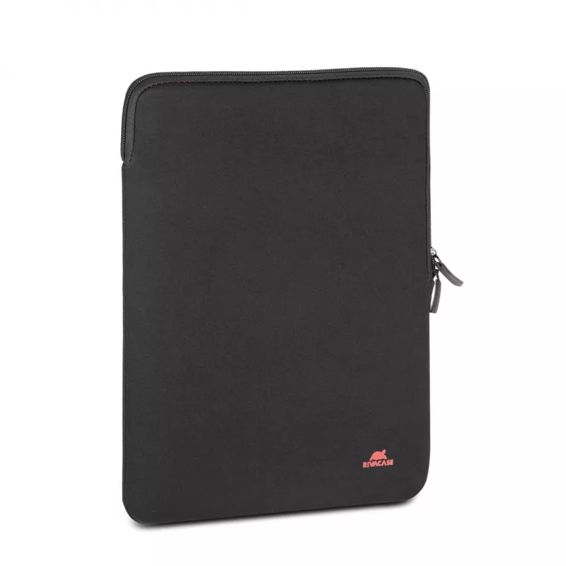 RIVACASE Antishock 5221 MacBook 13 įmautė, vertikali, juoda, dvigubi užtrauktukai