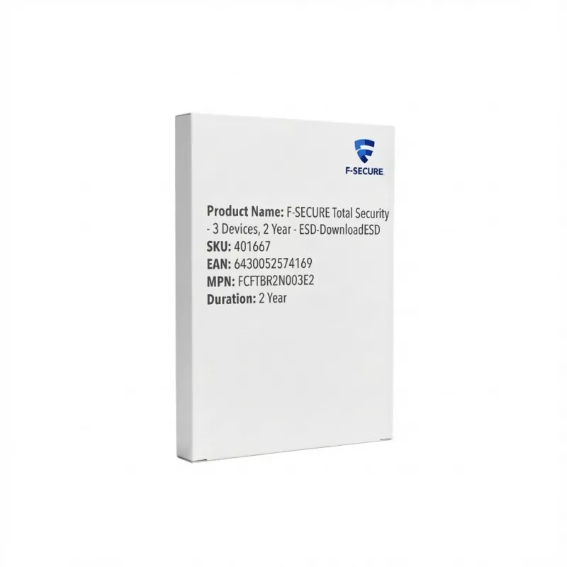 F-SECURE Total Security - 3 įrenginiai, 2 metai - ESD-DownloadESD