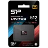microSDXC atminties kortelė Silicon Power Hypera microSDXC Express 512 GB — UHS-I U3, V30, A1, Class 10