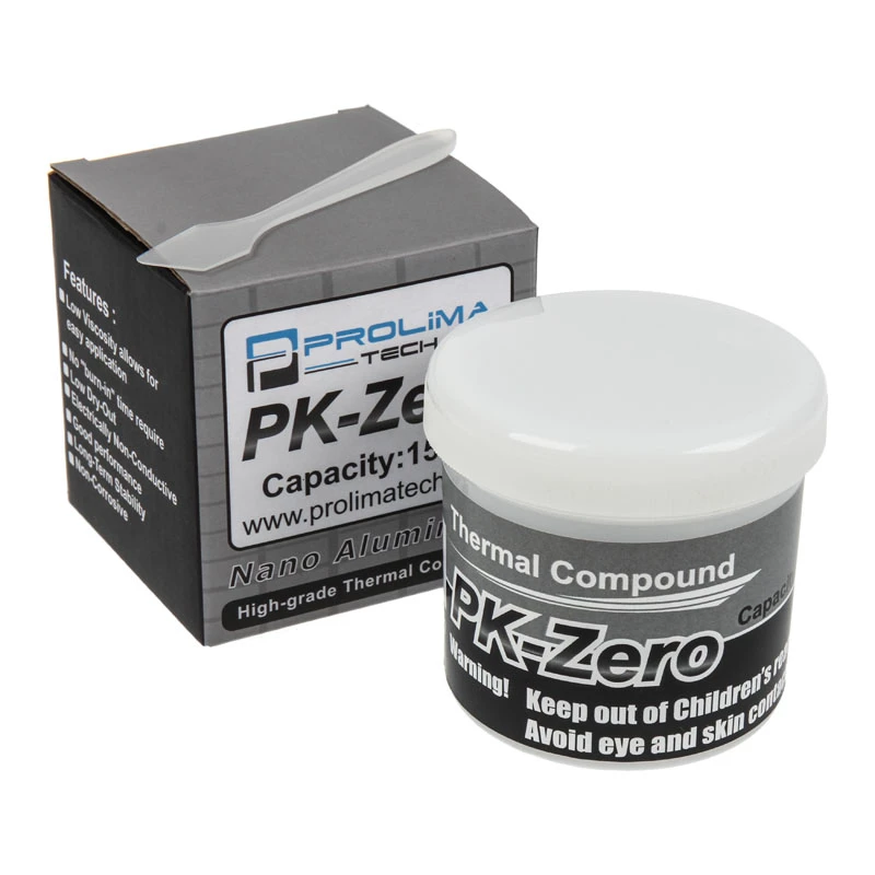 Termopasta PROLIMATECH PK-Zero 8 W/m·K — 150 g termo junginys