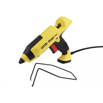 Karštų klijų pistoletas STANLEY FatMax GR 100 R 200 W, 18,83 g/min išeiga, maitinamas kintamąja srove, 1 min įšilimo laikas, juodas/geltonas
