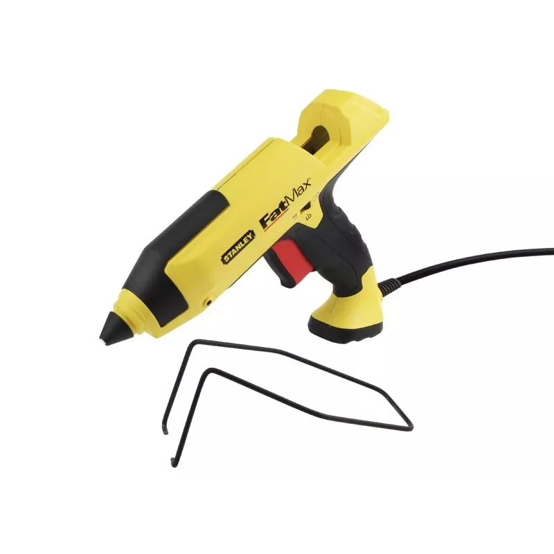 Karštų klijų pistoletas STANLEY FatMax GR 100 R 200 W, 18,83 g/min išeiga, maitinamas kintamąja srove, 1 min įšilimo laikas, juodas/geltonas