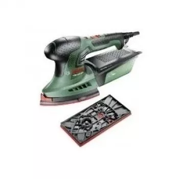Bosch PSM 200 AES daugiafunkcis šlifuoklis 26000 aps./min. Juoda, Žalia, Raudona