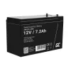 UPS baterija Green Cell AGM05 — 12 V 7,2 Ah sandari švino rūgštinė (VRLA), 95 mm A, 151×65 mm, 2,15 kg