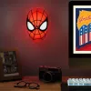 Stalinė lempa Paladone Spiderman Mask Light — teminio dizaino Žmogaus-voro kaukės lempa, maitinama per USB, LED, kompaktiška naktinė lempa