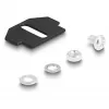Montavimo rinkinys DeLOCK 88062 juodas metalas