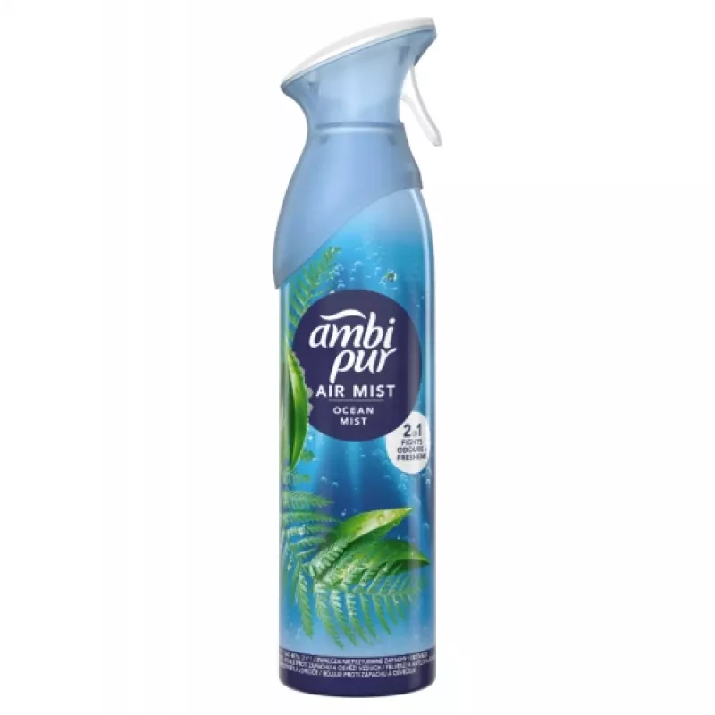 Oro gaiviklis AMBIPUR Ocean Mist 185 ml — aerozolinis skystas papildymo kvapas