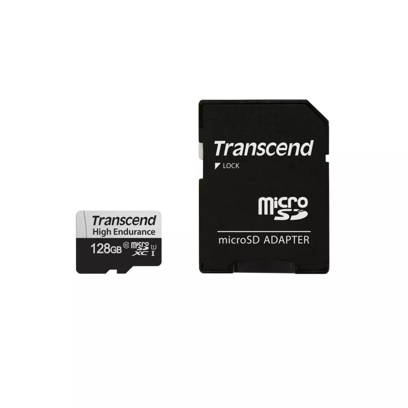 Flash atmintinė Transcend 128GB MicroSDXC UHS-I 350V