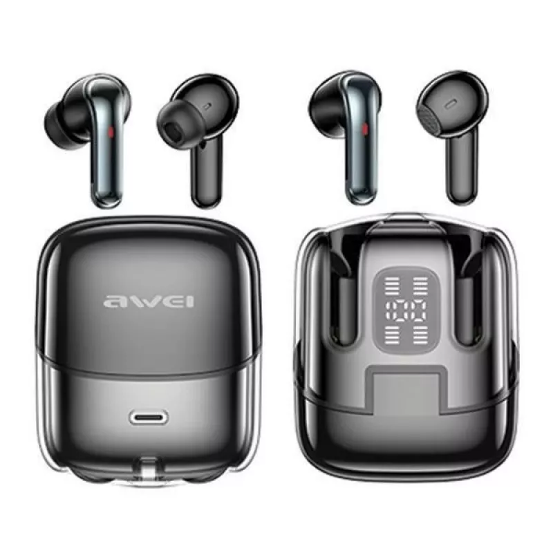 Bluetooth ausinės 5.3 TWS T79 ENC dvigubos