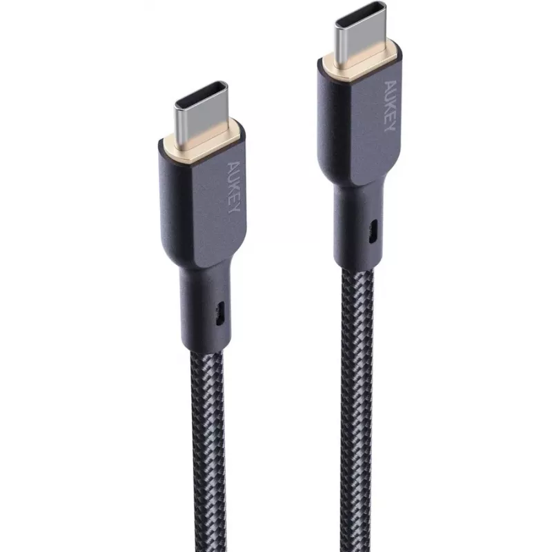 AUKEY CB-KCC101 Nailoninis USB C - USB C kabelis, 1 m