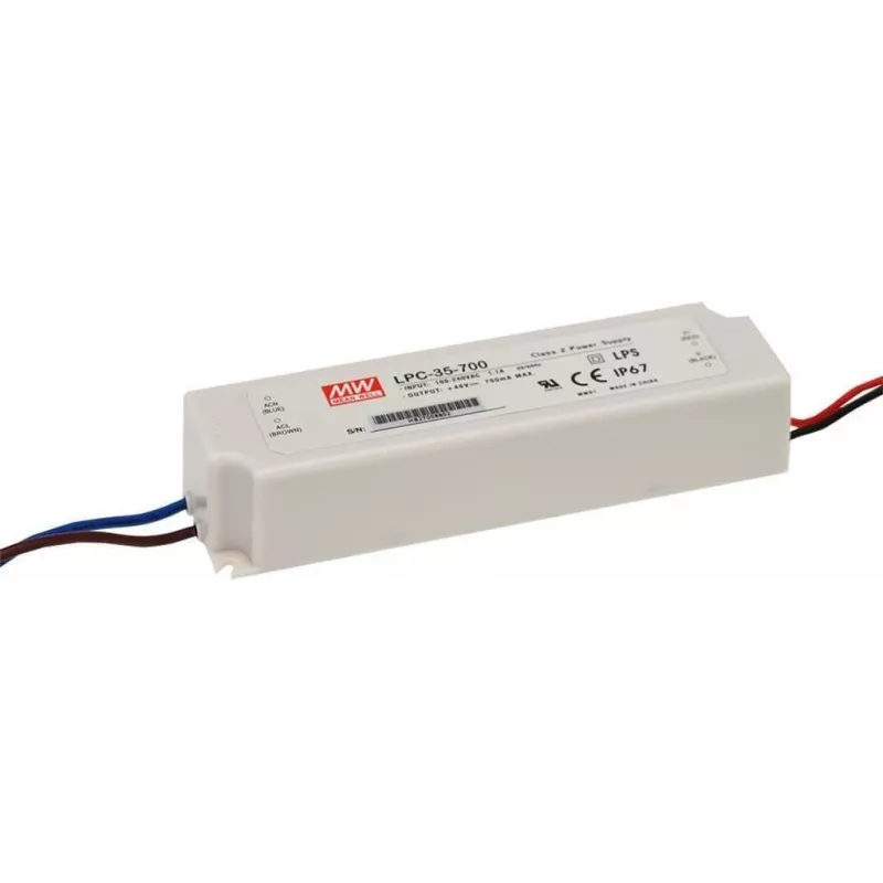 Maitinimo adapteris MEAN WELL LPC-35-700 35 W vidaus 110–230 V baltas