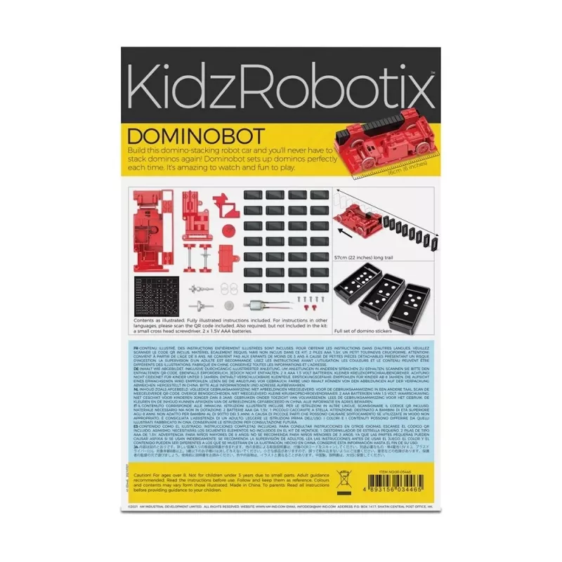 Edukacinis pramoginis robotas 4M 4M-03446, skirtas 8+ metų, maitinamas baterijomis, „pasidaryk pats“ surinkimas