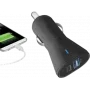 SBS TECRTC1USB2AUL automobilinis įkroviklis mobiliesiems įrenginiams, juodas (TECRTC1USB2AUL)