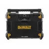 Nešiojamasis radijas DeWalt DWST1-81078-QW — AM/FM skaitmeninis imtuvas, LED ekranas, 4 garsiakalbiai, AC/DC maitinimas, USB prievadas, AUX išvestis