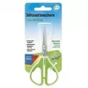 Žirklės WEDO 975 411 universalios tiesaus kirpimo vienetinės 114 mm, žalios/baltos