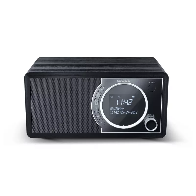 Sharp DR-450 skaitmeninis radijas - juodas, asmeninis, skaitmeninis, DAB, DAB+, FM, 87,5 - 108 MHz, 174,928 - 239,2 MHz, 3 W