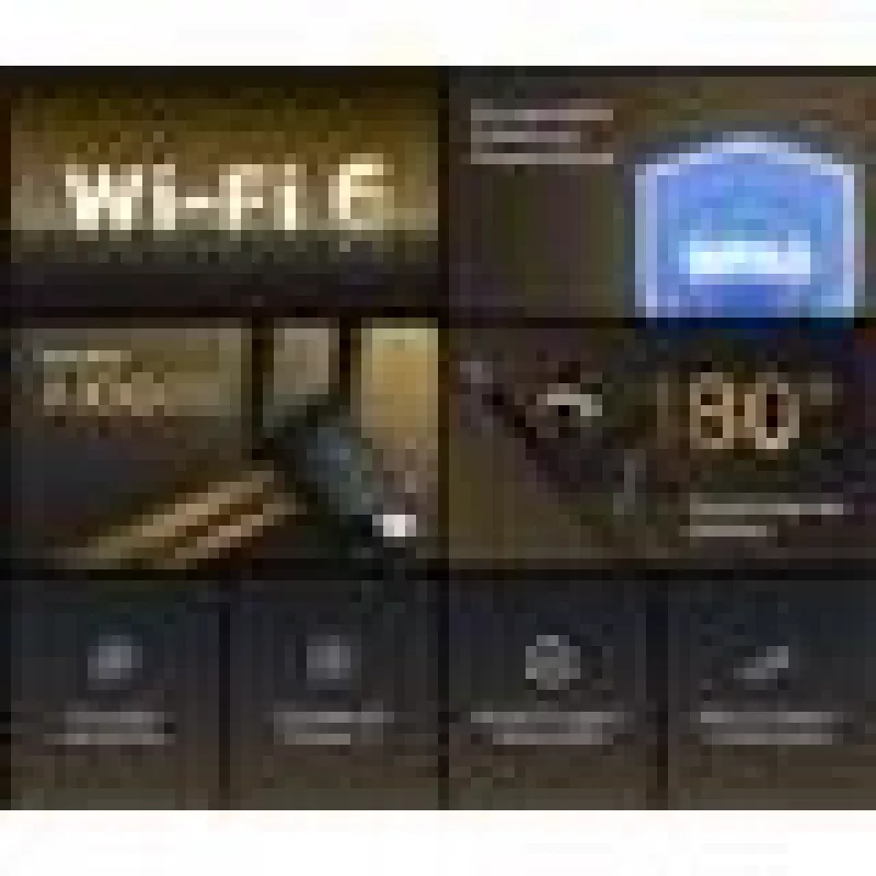 „Wi‑Fi“ USB adapteris MERCUSYS MA72XH AX1800 su didelio stiprinimo antenomis, USB-A „Plug‑and‑Play“
