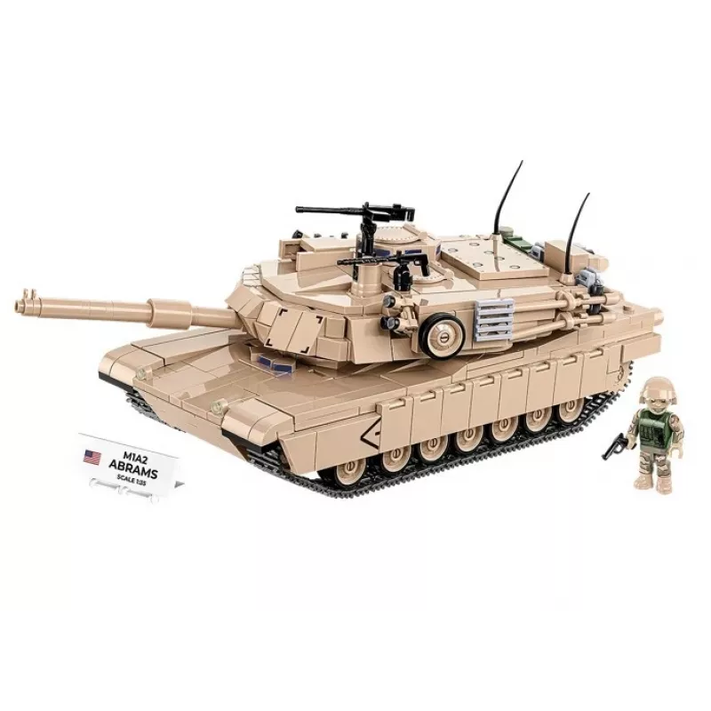 Konstruktorius iš kaladėlių Cobi M1A2 Abrams 1025 dalys modelis CO BI-2632