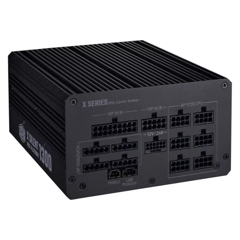 Maitinimo blokas Cooler Master X Silent MAX Platinum 1300W – ATX maitinimo blokas, 1300W galia, Platininis efektyvumas