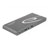 Dokingo stotis DeLOCK USB Type-C DP 1.4 Trigubas 4K Ekranas