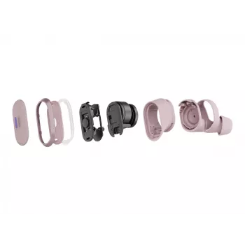 Logitech Zone True Wireless, į ausis įdedamos ausinės, ANC, Rosé, rožinės, įdedamos į ausis, Bluetooth, 985-001090