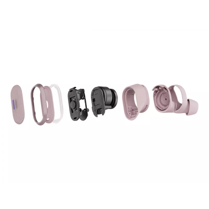 Logitech Zone True Wireless, į ausis įdedamos ausinės, ANC, Rosé, rožinės, įdedamos į ausis, Bluetooth, 985-001090